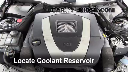 2007 Mercedes-Benz C230 Sport 2.5L V6 FlexFuel Coolant (Antifreeze) Add Coolant